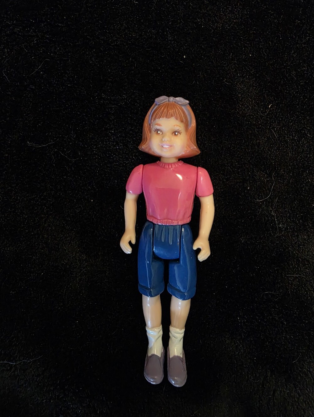 Vintage Playskool Play Around Dollhouse Daughter/Sister Doll Brown Hair